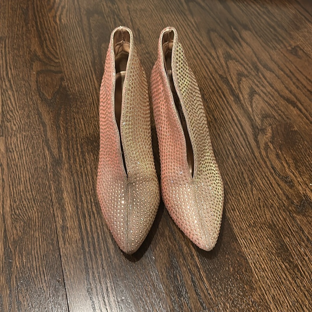 Worn Once - Heeled Boots With Pointed Toe And Shi… - image 2